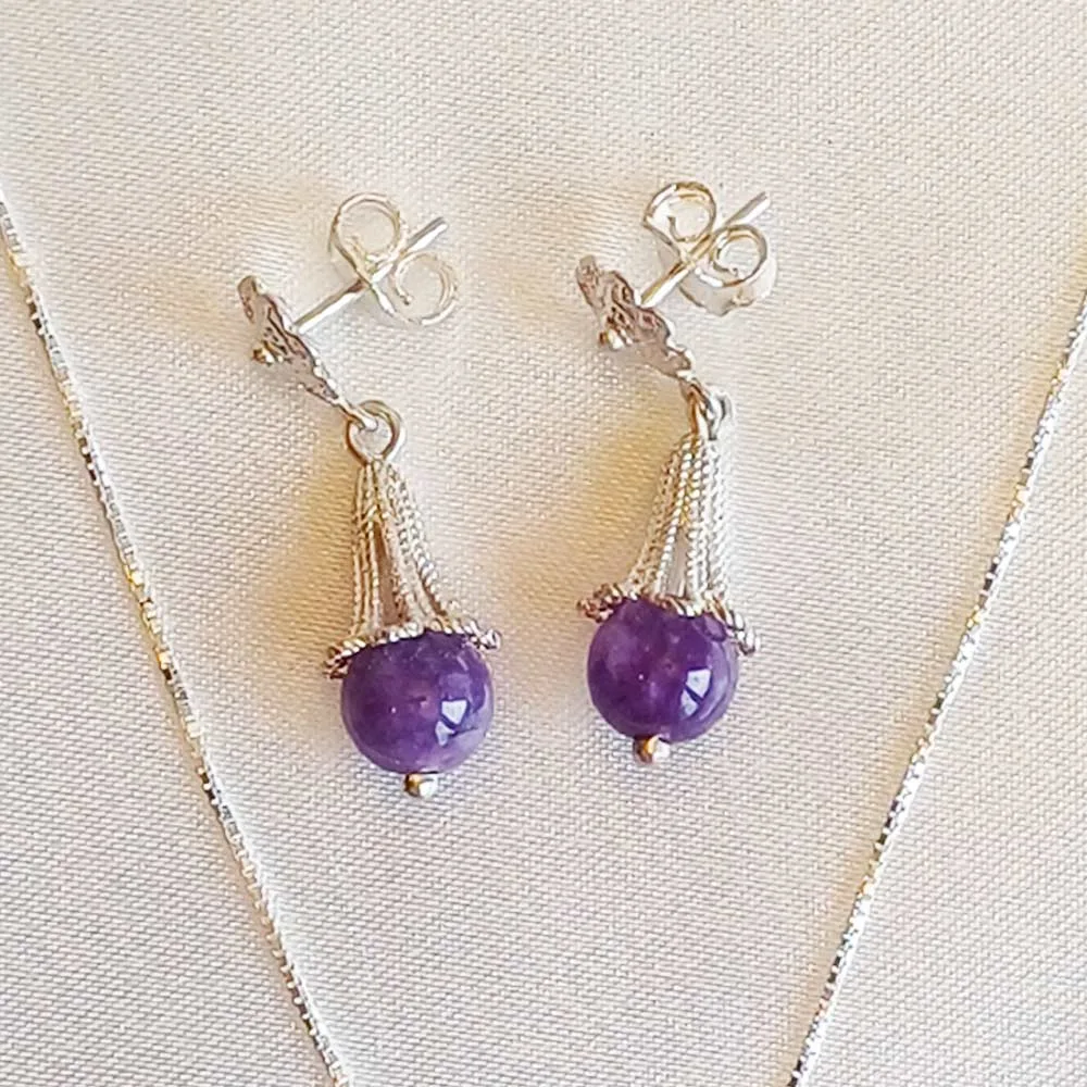 Morning Flory Ipomoea Earrings