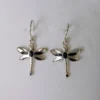 Dragonfly Nacre & Onyx Pendant